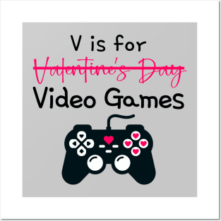 V is for Video Games Posters and Art